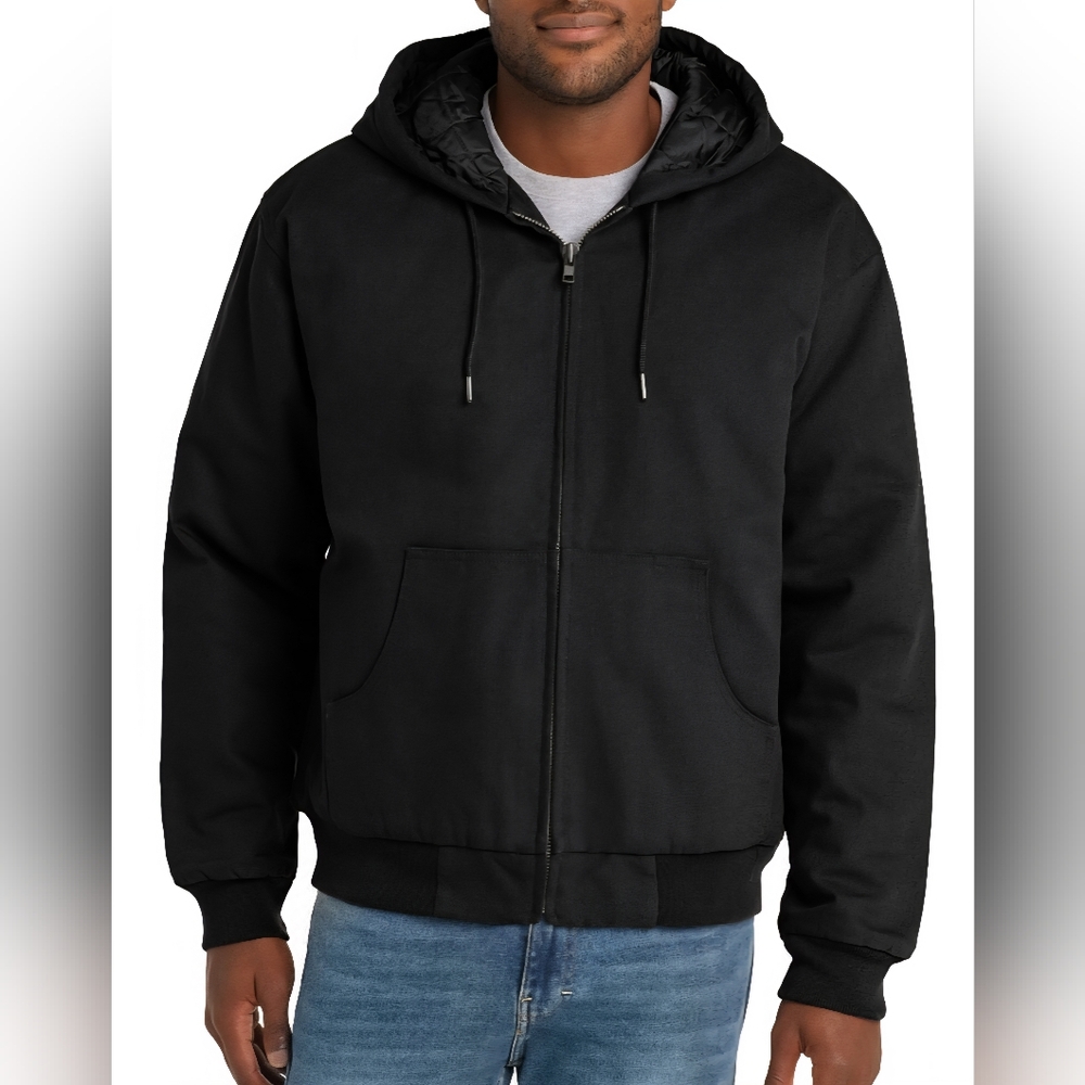 CornerStone Duck Cloth Hooded Work Jacket NWOT